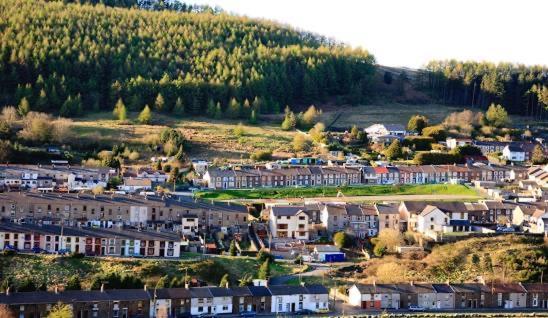 Cottage By Rhigos Mountains Treherbert Exterior foto